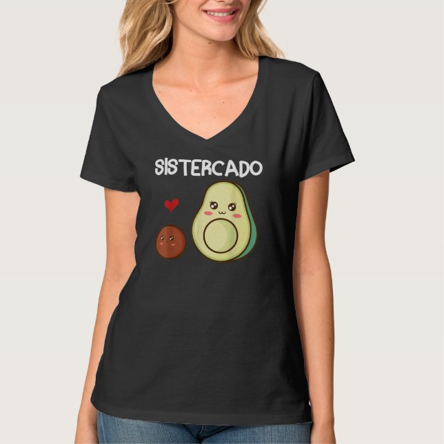 Camiseta Invitación de Embarazo de la Hermana de Sistercado (Anverso)