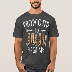 Camiseta Invitación De Embarazo De Leopardo Pronto Será Juj