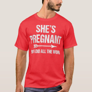 Camiseta Invitación de embarazo divertida para el bebé de p
