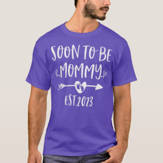 Camiseta Invitación De Embarazo G Pronto Será Mamá Est 2023
