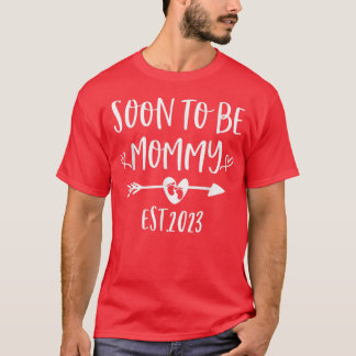 Camiseta Invitación De Embarazo G Pronto Será Mamá Est 2023
