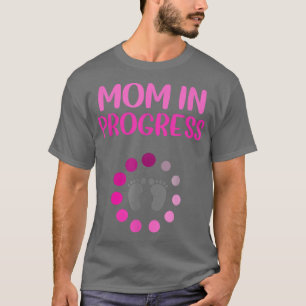 Camiseta Invitación De Embarazo Mamá En Curso Primer Bebé