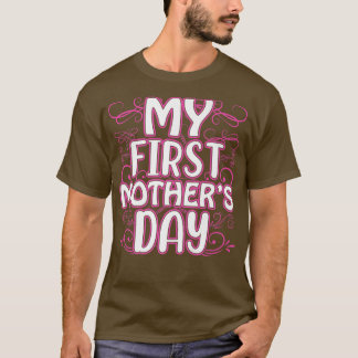 Camiseta Invitación de embarazo mamá será mi primera madre