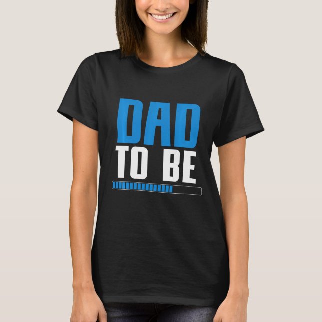 Camiseta Invitación De Embarazo Papi Futuro Papi Ser Preg (Anverso)