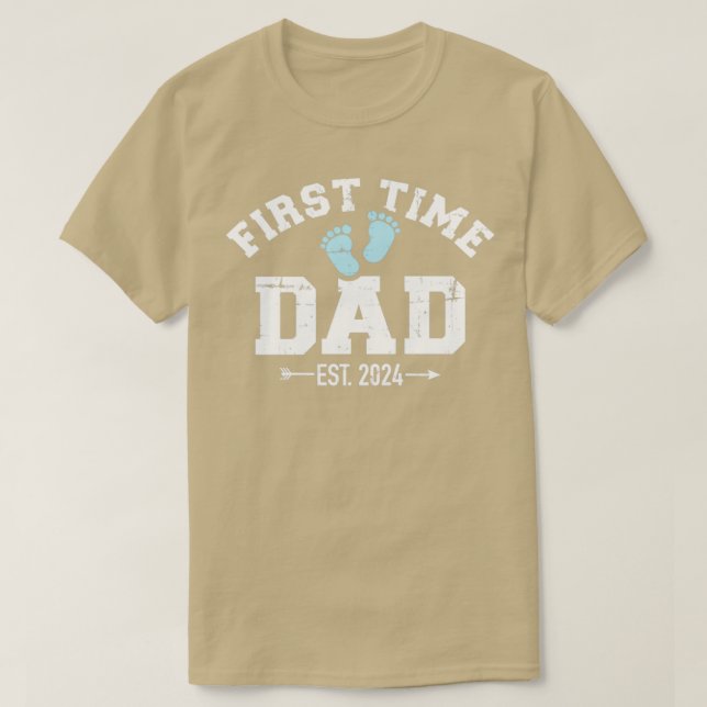 Camiseta Invitación de embarazo por primera vez papá 2024 (Diseño del anverso)