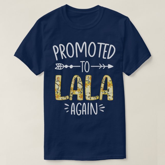 Camiseta Invitación De Embarazo Pronto Será Lala De Nuevo S (Diseño del anverso)