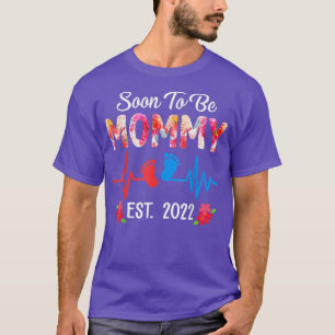 Camiseta Invitación De Embarazo Pronto Será Mamá Est 2022
