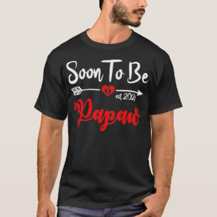 Camiseta Invitación De Embarazo Próximamente A Papaw Est 20