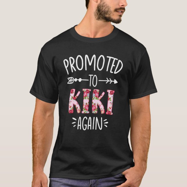 Camiseta Invitación De Embarazo Próximamente A Ser Kiki De  (Anverso)
