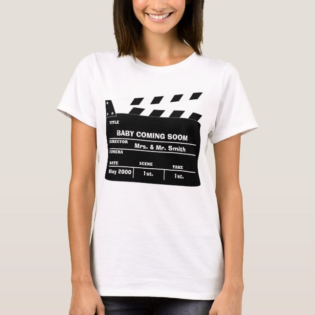 Camiseta Invitación de encargo del embarazo (Anverso)