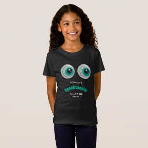 Camiseta Invitación de fiesta de Halloween espeluznante ojo
