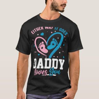 Camiseta Invitación de género como sea, papá ama