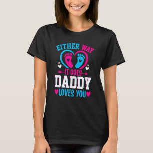 Camiseta Invitación de género como sea que le guste a papá