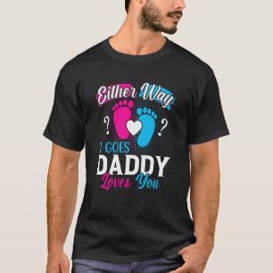 Camiseta Invitación de género como sea que le guste a papá