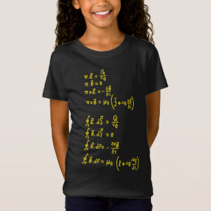 Camiseta Invitación de Pegatina de Physics Formula Square