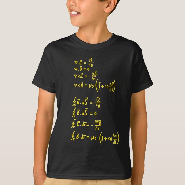 Camiseta Invitación de Pegatina de Physics Formula Square (Anverso)
