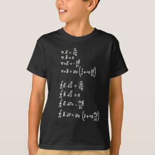 Camiseta Invitación de profesores de Fórmula Matemática Fís