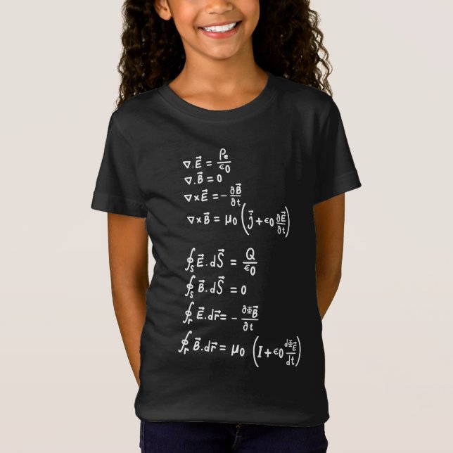 Camiseta Invitación de profesores de Fórmula Matemática Fís (Anverso)