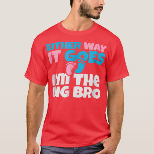 Camiseta Invitación del bebé al Gran Hermano, revelación de