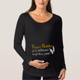 Camiseta Invitación del bebé de la Feliz Año Nuevo de las