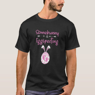 Camiseta Invitación Embarazo en Pascua Mujeres Chica preñad