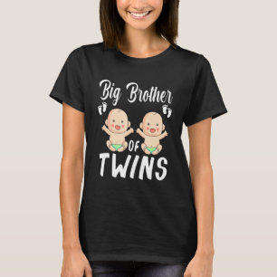 Camiseta Invitación Gran Hermano De Los Hermanos Gemelos