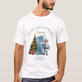 Camiseta Invitación Mágica de Cumpleaños de Santa – 1er Cum