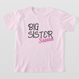 Camiseta Invitación personalizada de embarazo de la hermana