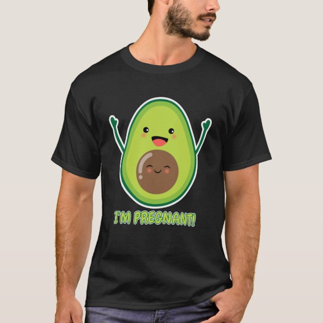 Camiseta Invitación preñada de aguacate Guay (Anverso)