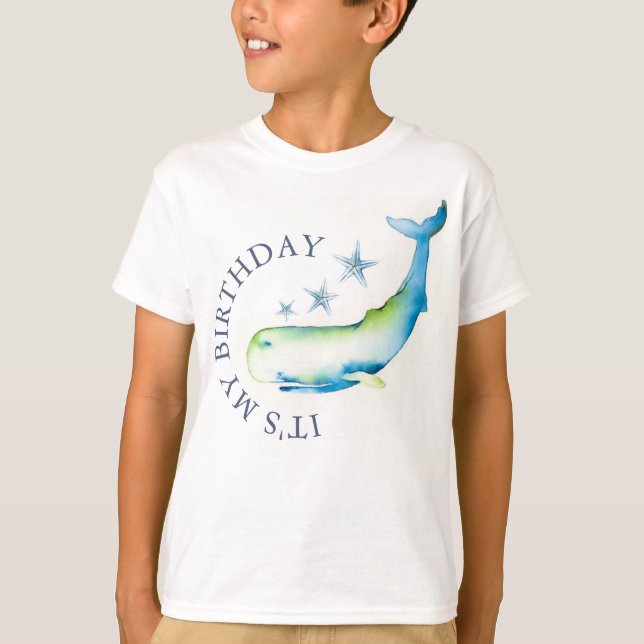 Camiseta Invitado de honor T-Shirt Birthday Boy Nautical (Anverso)