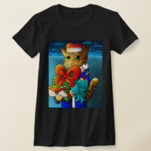 Invitado del gato del navidad