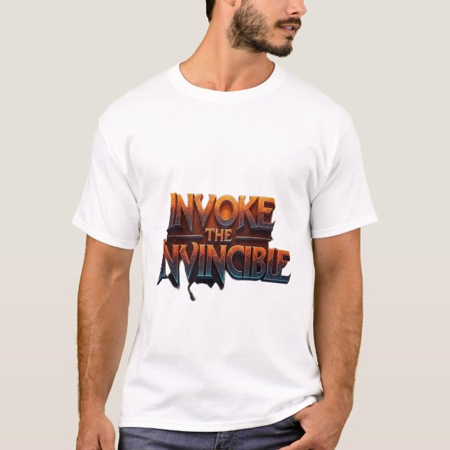 Camiseta Invocar lo invencible (Anverso)