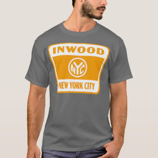 Camiseta Inwood New York City Retro Token Badge White on Go