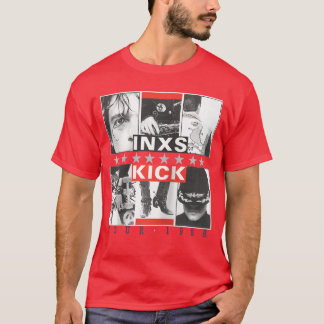 Camiseta INXS Kick Inner Cover Baseballee retro retro
