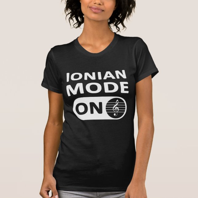 Camiseta Ionian Music Mode On - Women's (Anverso)