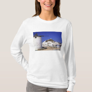 Camiseta Ios, Grecia. El blanco y el blanco hermosos y cruj