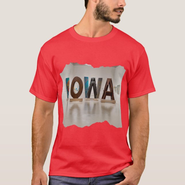 Camiseta IOWA 24 2 Sobredimensionado (Anverso)