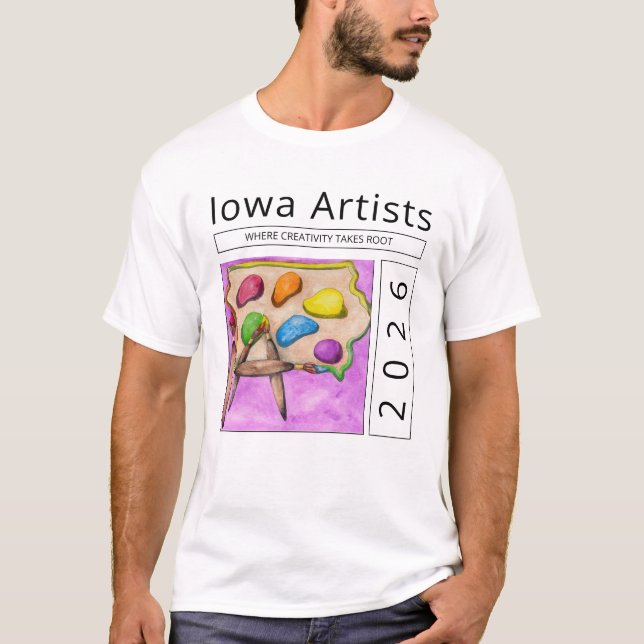 Camiseta Iowa Artist T-shirt (Anverso)