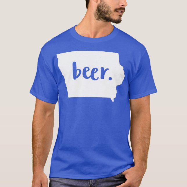 Camiseta Iowa Beer Beer Drinker Shirink Drink IA Craft (Anverso)