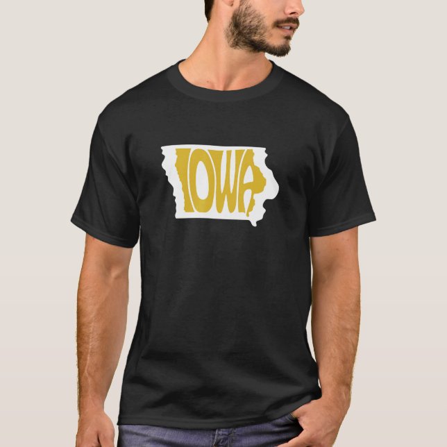 Camiseta Iowa Bicicleta Cute (Anverso)
