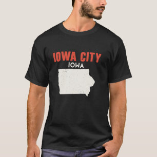 Camiseta Iowa City Iowa Estados Unidos EE.UU. Viajes Iowan