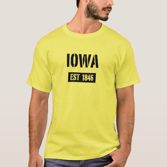 Camiseta Iowa Est 1846 (Anverso)