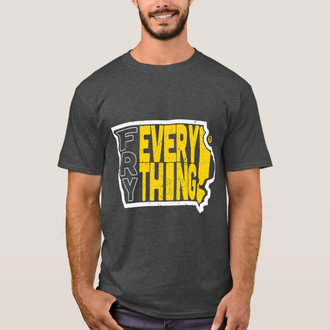 Camiseta Iowa Fríe Todo (Anverso)