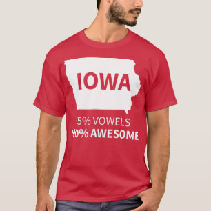 Camiseta Iowa Iowa 75 Vocos 100 Impresionantes
