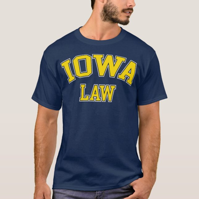 Camiseta Iowa Law Iowa Colegio de Abogados Graduados (Anverso)