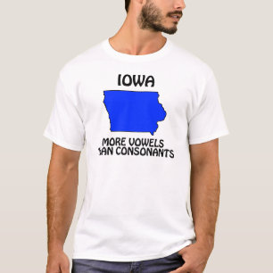Camiseta Iowa - Más vocales que consonantes