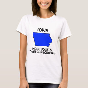 Camiseta Iowa - Más vocales que consonantes