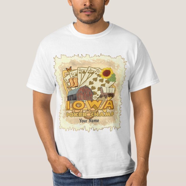 Camiseta Iowa Poker (Anverso)