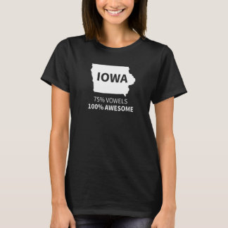 Camiseta Iowa T-Shirt - Iowa Shirt - 75 vocales 100 asombro