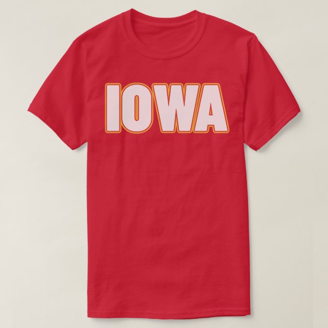 Camiseta Iowa Vintage TShirt 1 (Diseño del anverso)